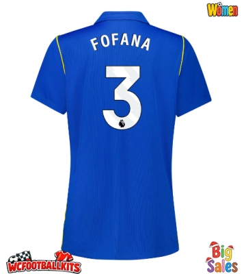 Chelsea Wesley Fofana #3 Replica Home Stadium Shirt for Women 2026-27 Short Sleeve